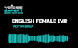 do professional voice over in english
