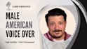 record an american male voice over