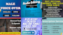 voiceover voice and video editing