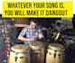 make your song into dangdut music