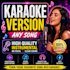make karaoke any songs, high quality instruments music for you