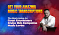 do amazing music transcriptions and arrangements for you