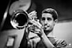 record brass section, trumpet and trombone, in your song