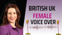 record your professional voice over in british female