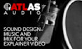 add sound effects, music and mix your explainer video