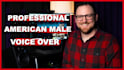 record a pro american male voice over narration