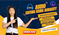 edit and mix your podcast or audio in 24 hrs using audacity