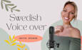 record a young swedish female voice over