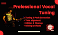 tune, edit, and time align your vocal track professionally