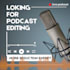 fix audio editing, and clean audio to remove noise, echo, and wind