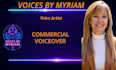 produce a professional american female voice over