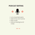 edit your podcast audio