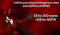 be your masc or androgynous voice actor sfw and nsfw