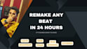 professionally remake or recreate copyright free beats