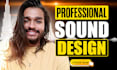 design high quality sound effects and music for your project