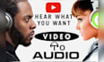 convert any your video mp4 youtube to mp3 in 24hrs, audio file format conversion