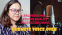 do burmese voice over and dubbing