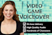 be your female voice actor for video games