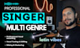 be your high quality male singer, bachata, salsa, pop