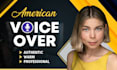 record warm, authentic american voiceover and narration