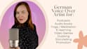 record an authentic native german voice over for you