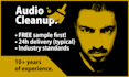 clean your audio affordably