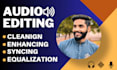 clean up denoise audio or voice in your video