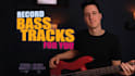 record professional bass tracks, studio quality