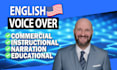 record an american male voice over
