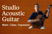 record beautiful acoustic guitar for your song,  studio sound