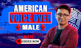 record a sincere energetic upbeat american male voiceover