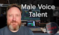 record a warm, authoritative american male voice over