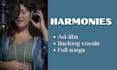 record harmonies for your song