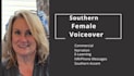 record an authentic female american southern accent voiceover