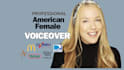 record a professional american female voiceover