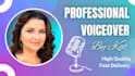 record a professional youtube voiceover for your channel
