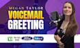 record a voice mail greeting
