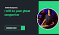 write lyrics, produce and or record your custom song