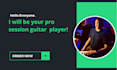 be your acoustic guitar, electric guitar, guitar solo player