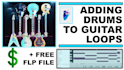 make a guitar trap drill and rnb beat based on your sample