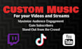 create unique music for your youtube and twitch content