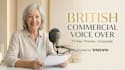 record a british female voice over for ads