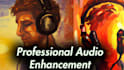 clean your audio background noise, echo, and other flaws