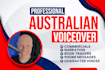 do a professional australian male voice over