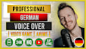 create an german anime voice over for you