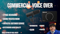 professionally voice over ads and commercials, clear and friendly