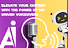 generate most natural ai voice over, american, french, arabic