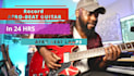 play pop or afro beat house guitar or loop within 24hrs
