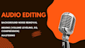 remove background noise from audio or video recording