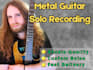 record an expert swedish metal guitar solo for your track